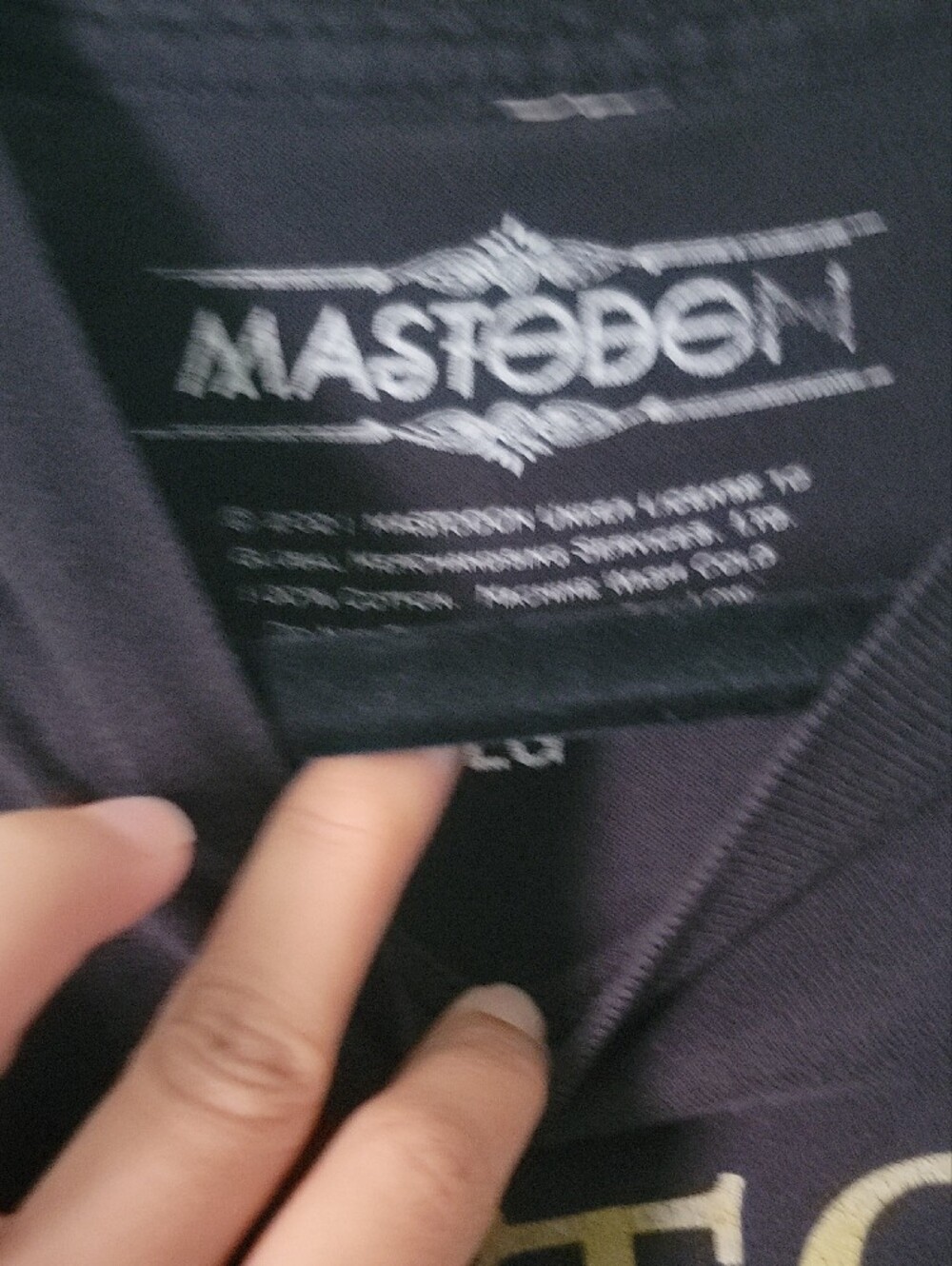 Mastodon Hushed and Grim Graphic T-Shirt - Black - Picture 3 of 5